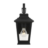 Warren Mini Lantern LIGHTING - outdoor fixture Visual Comfort Textured Black