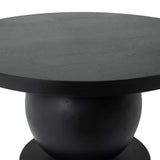 Paola Side TableBlack FURNITURE - side table Renwil