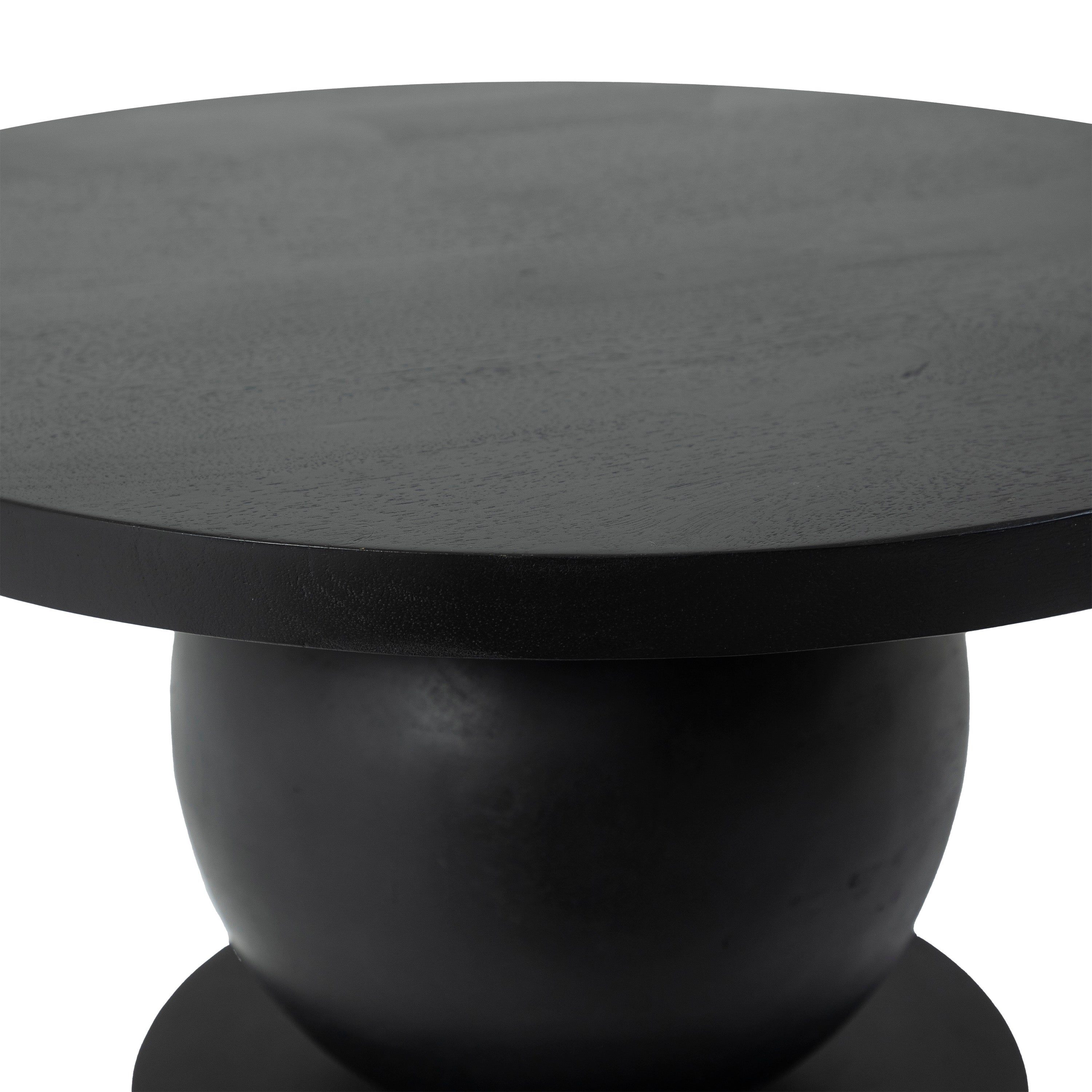 Paola Side TableBlack FURNITURE - side table Renwil