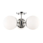 Paige Semi Flush LIGHTING - semi-flush Hudson Valley Lighting Polished Nickel