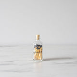Mini Apothecary Match Bottle - Black Tip matches Skeem (Design Home)