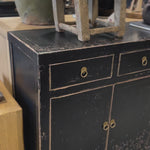 Bobbie Four Door Sideboard - Weathered Black 7 - FURNITURE - sideboard/cabinet Hauer Market