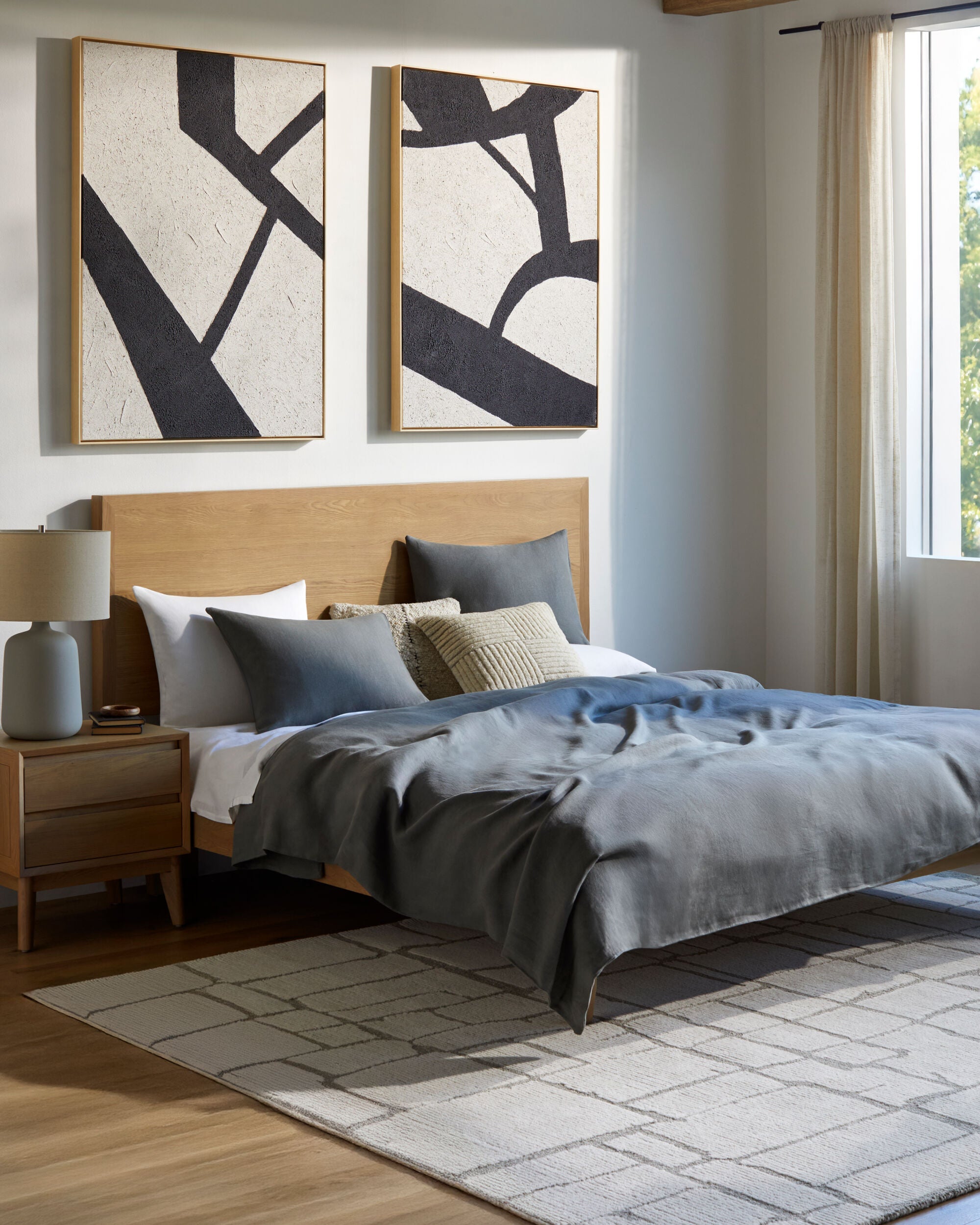 Benny Ivory / Stone Rug RUGS - wool Surya