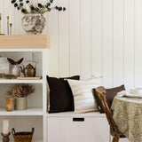 Cream Tussar Fringe Pillow Cover 1 - PILLOWS - Tussar - neutral Rug & Weave Pillows