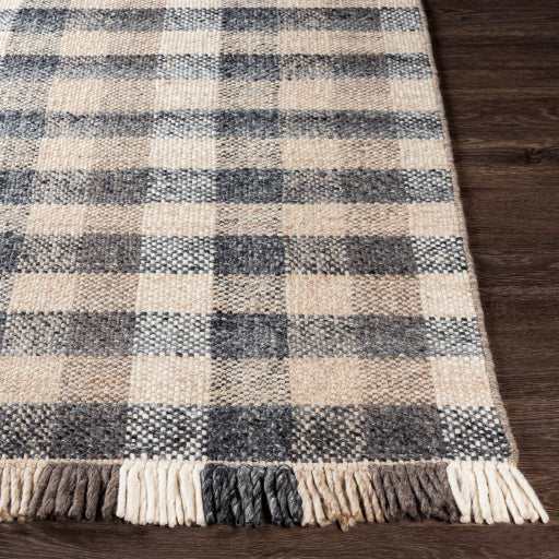 Reynolds Plaid Rug 0-patterned rugs Surya