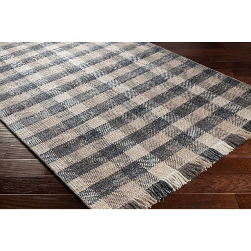 Reynolds Plaid Rug 0-patterned rugs Surya