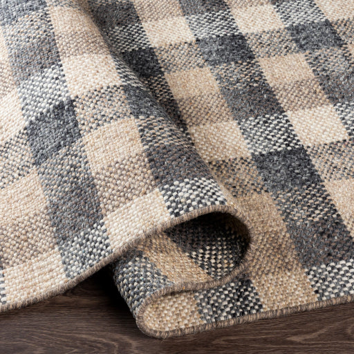 Reynolds Plaid Rug 0-patterned rugs Surya