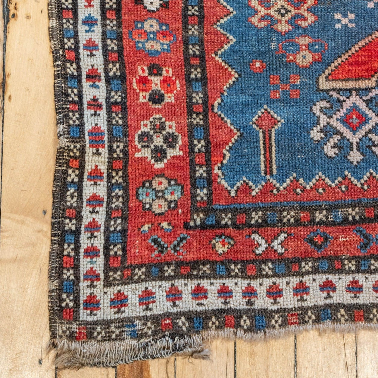 3'3 x 7'3 Antique Shirvan Kuba Rug RUGS - vintage Rug & Weave Rugs