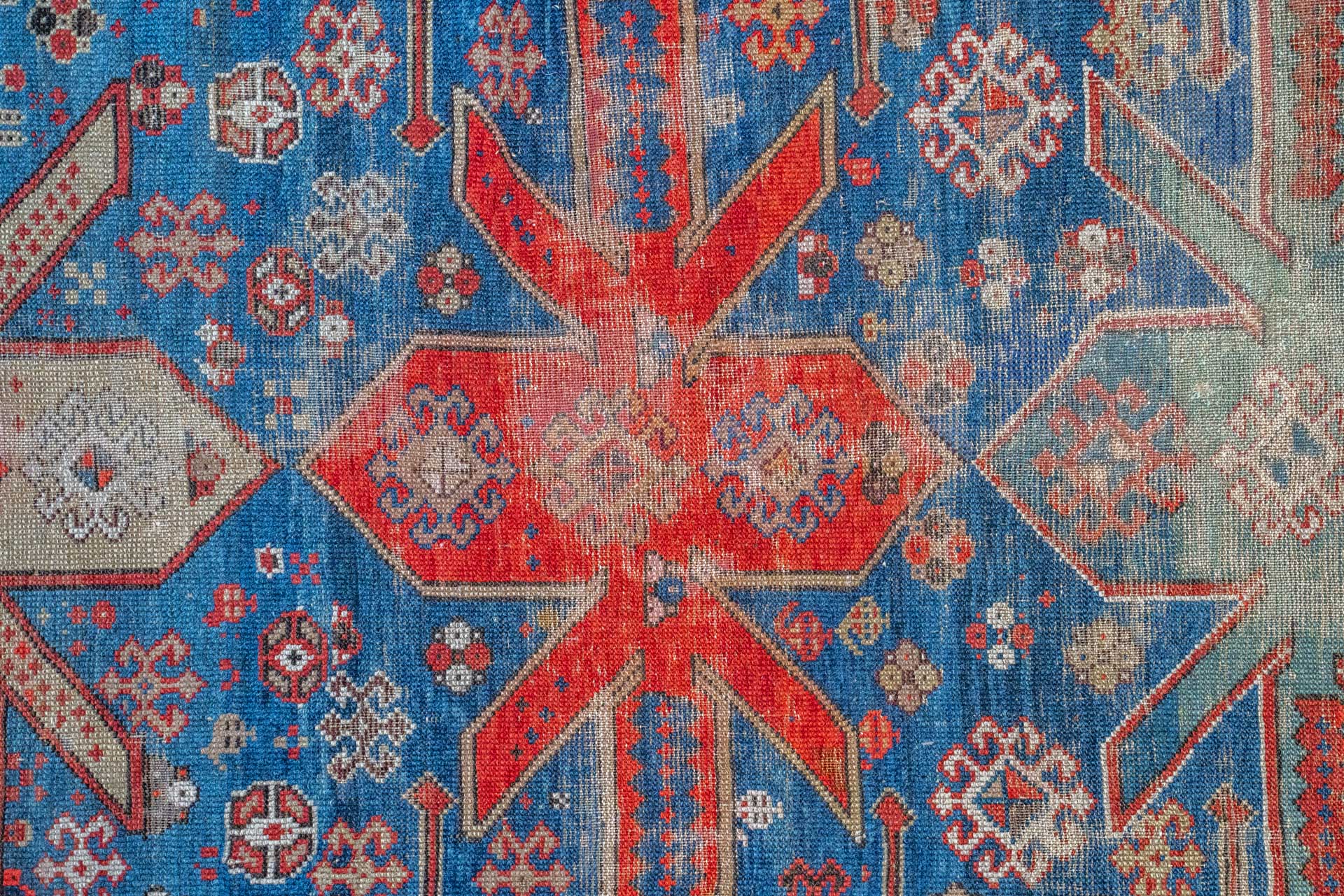 3'3 x 7'3 Antique Shirvan Kuba Rug RUGS - vintage Rug & Weave Rugs