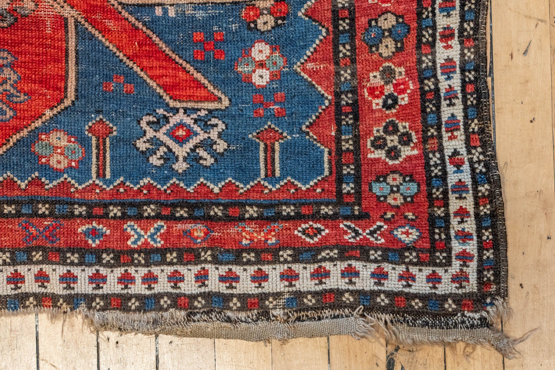 3'3 x 7'3 Antique Shirvan Kuba Rug RUGS - vintage Rug & Weave Rugs