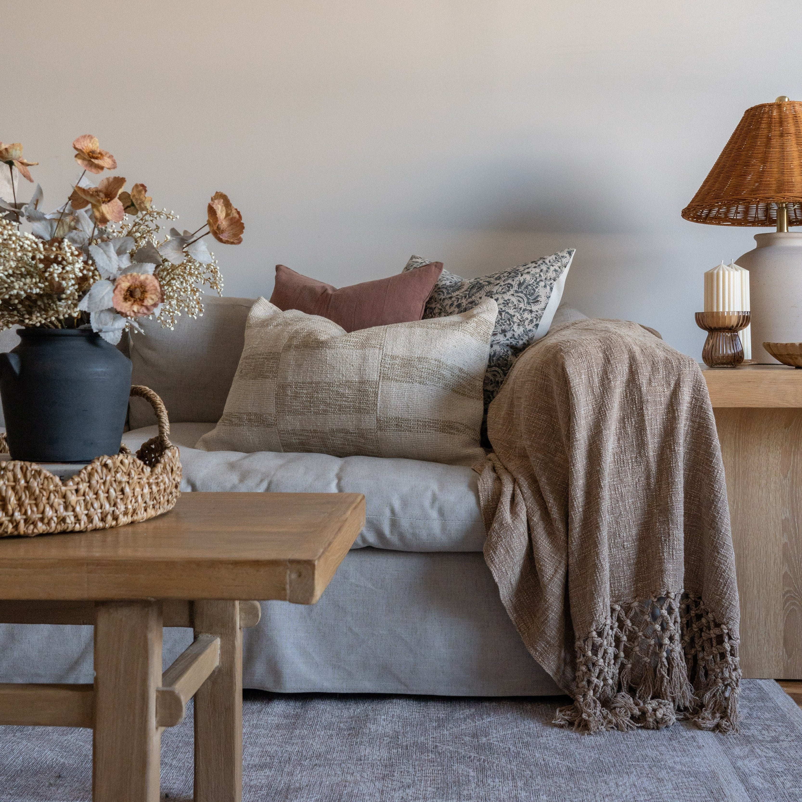 IN-STORE Brigette Romanek x Loloi Maize Pillow 1 - PILLOWS - essentials - neutral Loloi