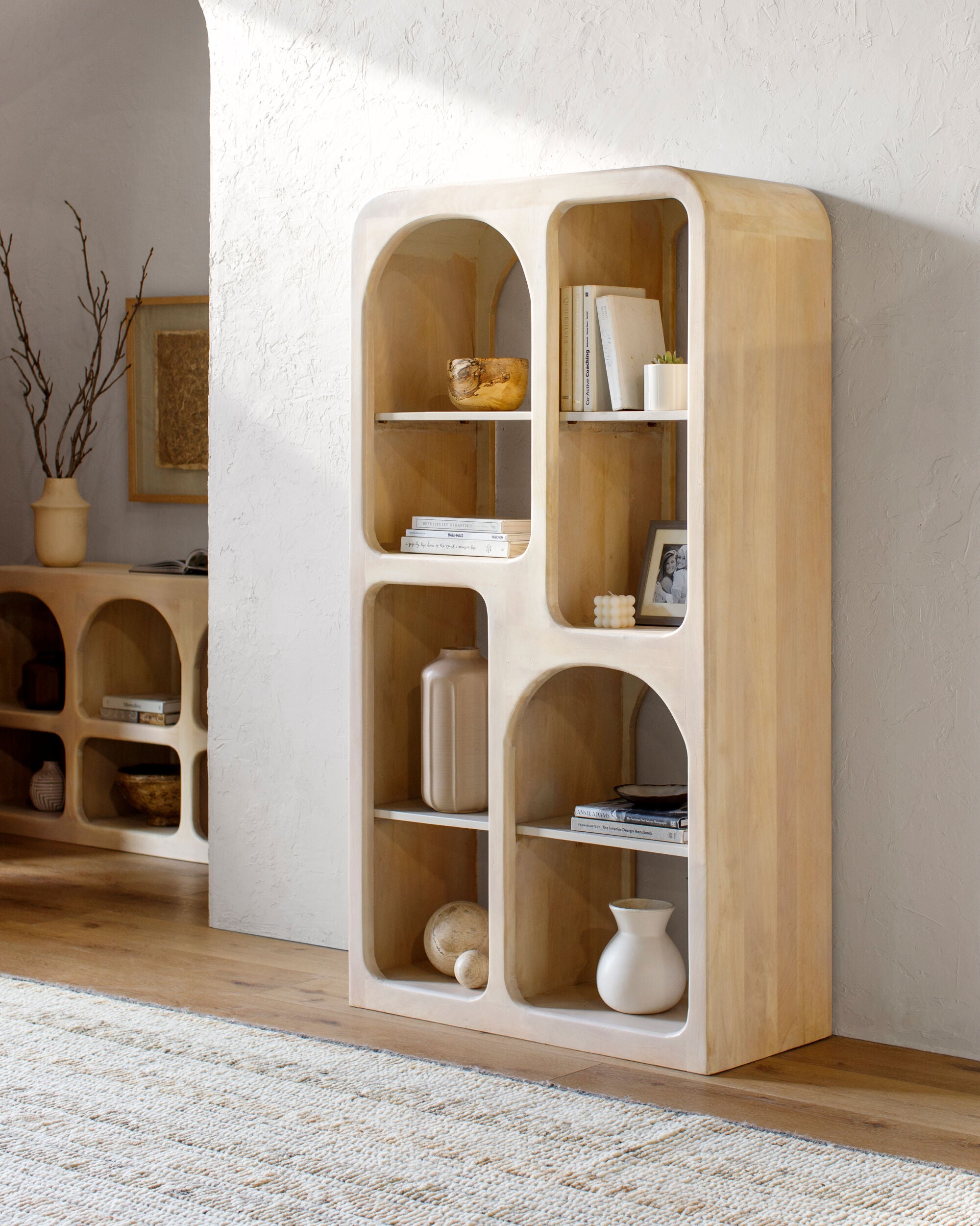Tanner Bookcase FURNITURE - bookcase Surya