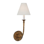 Piaf Single Sconce LIGHTING - sconce Visual Comfort Antique Gild