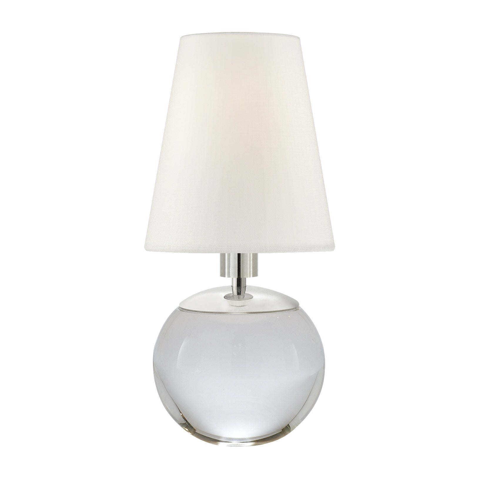Tiny Terri Round Accent Lamp LIGHTING - table lamp Visual Comfort Crystal