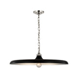Piatto Large Pendant LIGHTING - pendant Visual Comfort Hand-Rubbed Antique Brass Aged Iron