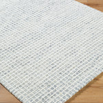 Andy Denim Gridwork Rug RUGS - wool Surya