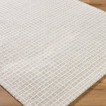 Andy Natural Gridwork Rug RUGS - wool Surya