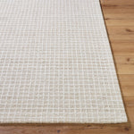 Andy Natural Gridwork Rug RUGS - wool Surya