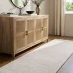 Andy Natural Gridwork Rug RUGS - wool Surya