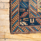 3'4" x 4'11" Antique Caucasian Rug RUGS - vintage Rug & Weave Rugs