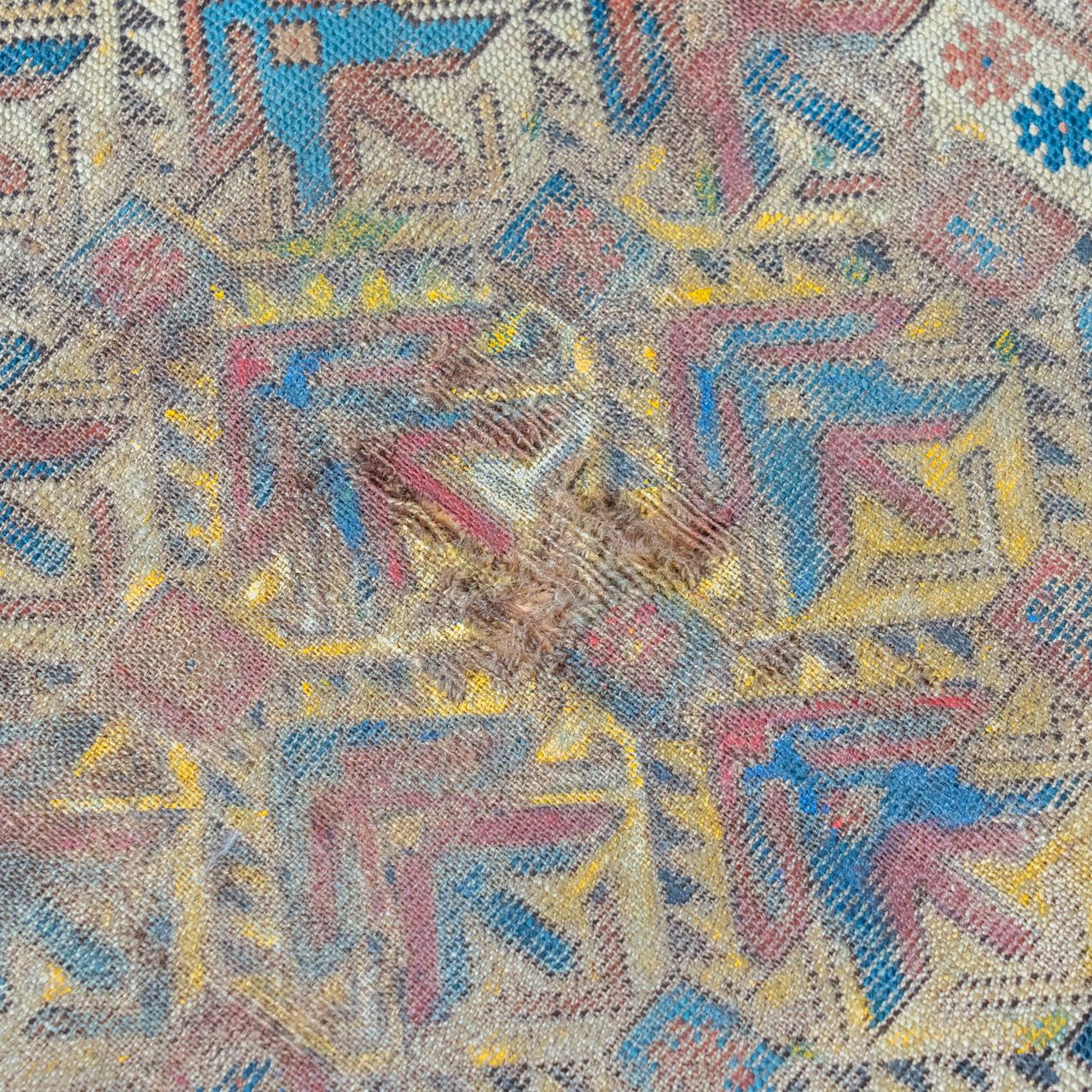 3'4" x 4'11" Antique Caucasian Rug RUGS - vintage Rug & Weave Rugs