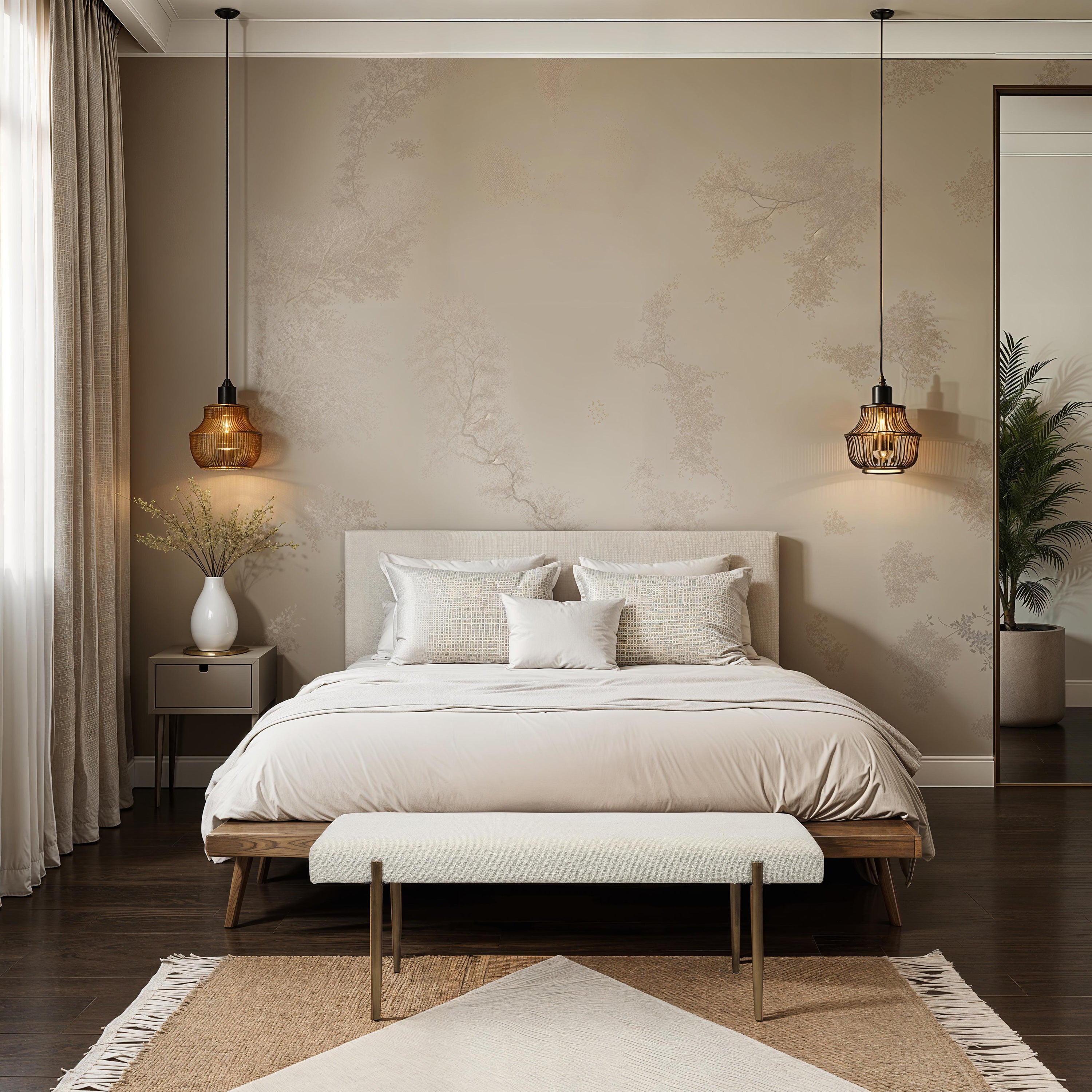 Indus Bench FURNITURE - bench Renwil