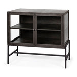 Ariel Accent Cabinet 7 - FURNITURE - sideboard/cabinet Mercana Dark Brown Wood