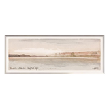 “Watercolour Beach” Framed Art Print ARTWORK - framed print Celadon Art