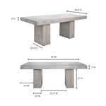 Aurelius Outdoor Dining Table - Grey 20 - FURNITURE - outdoor Moe's Furniture