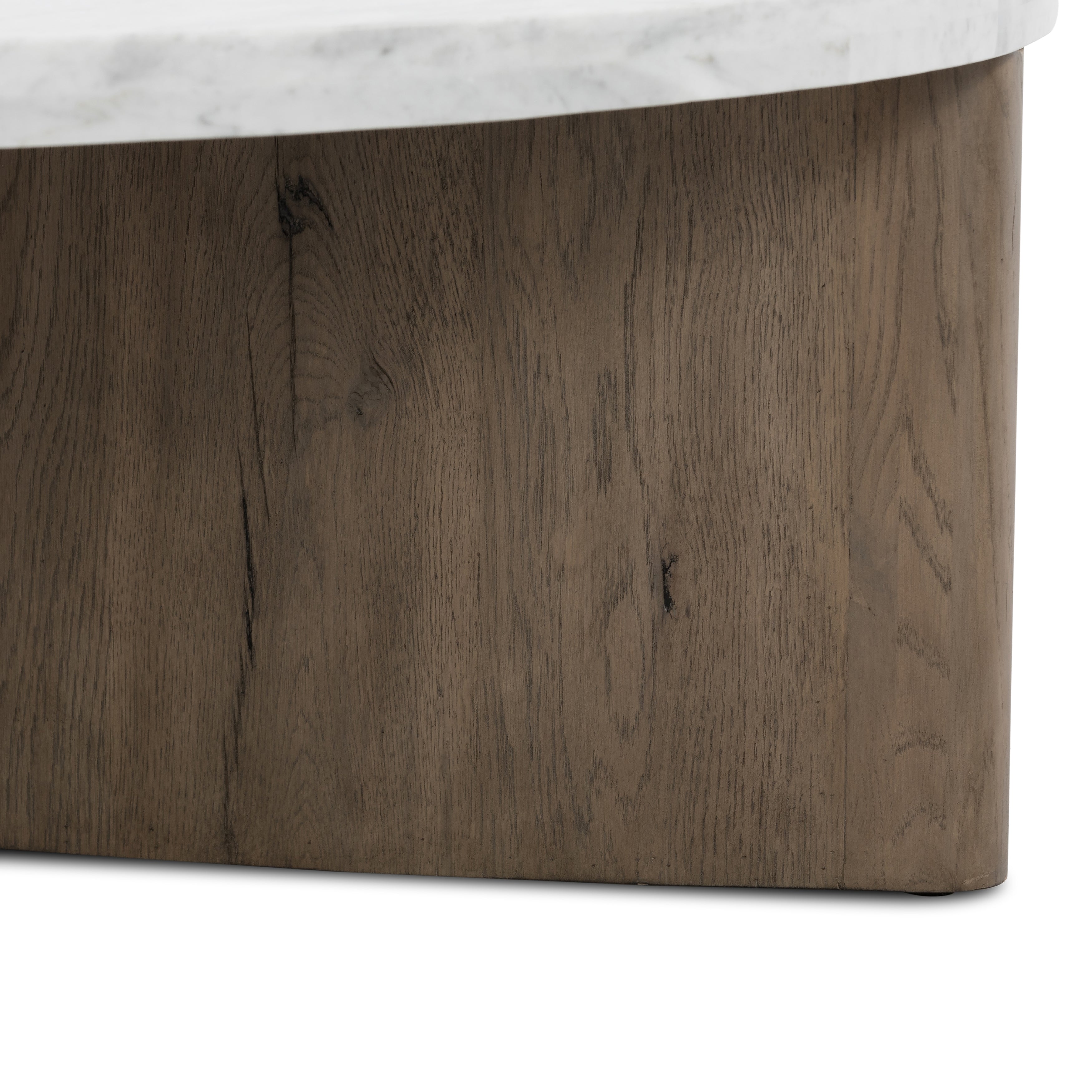 Tori Coffee Table - Italian Marble / Rustic Fawn Veneer - NA online 4 - b - FURNITURE - coffee table - round Four Hands