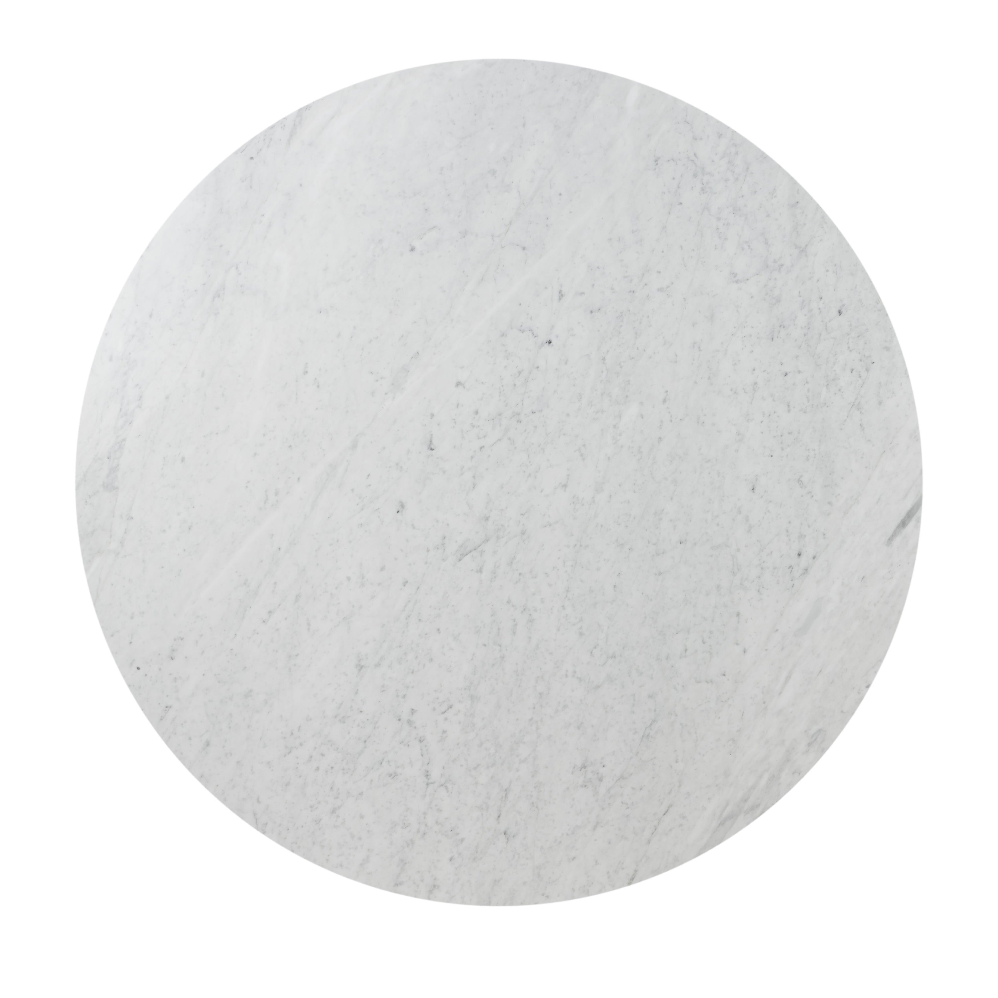 Tori Coffee Table - Italian Marble / Rustic Fawn Veneer - NA online 4 - b - FURNITURE - coffee table - round Four Hands