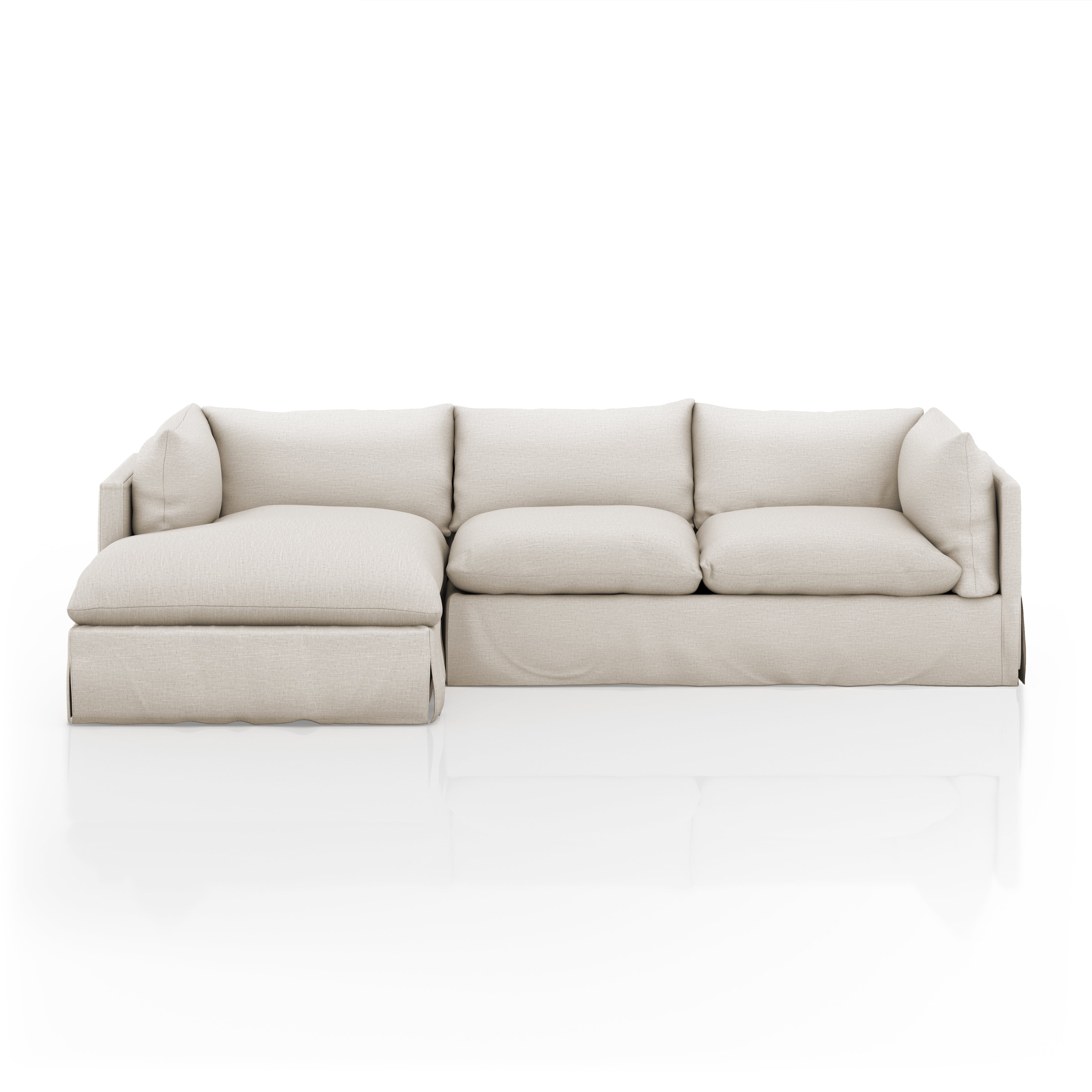 Hanna 2-pc Sectional - Valley Nimbus 2 - FURNITURE - sectional Four Hands