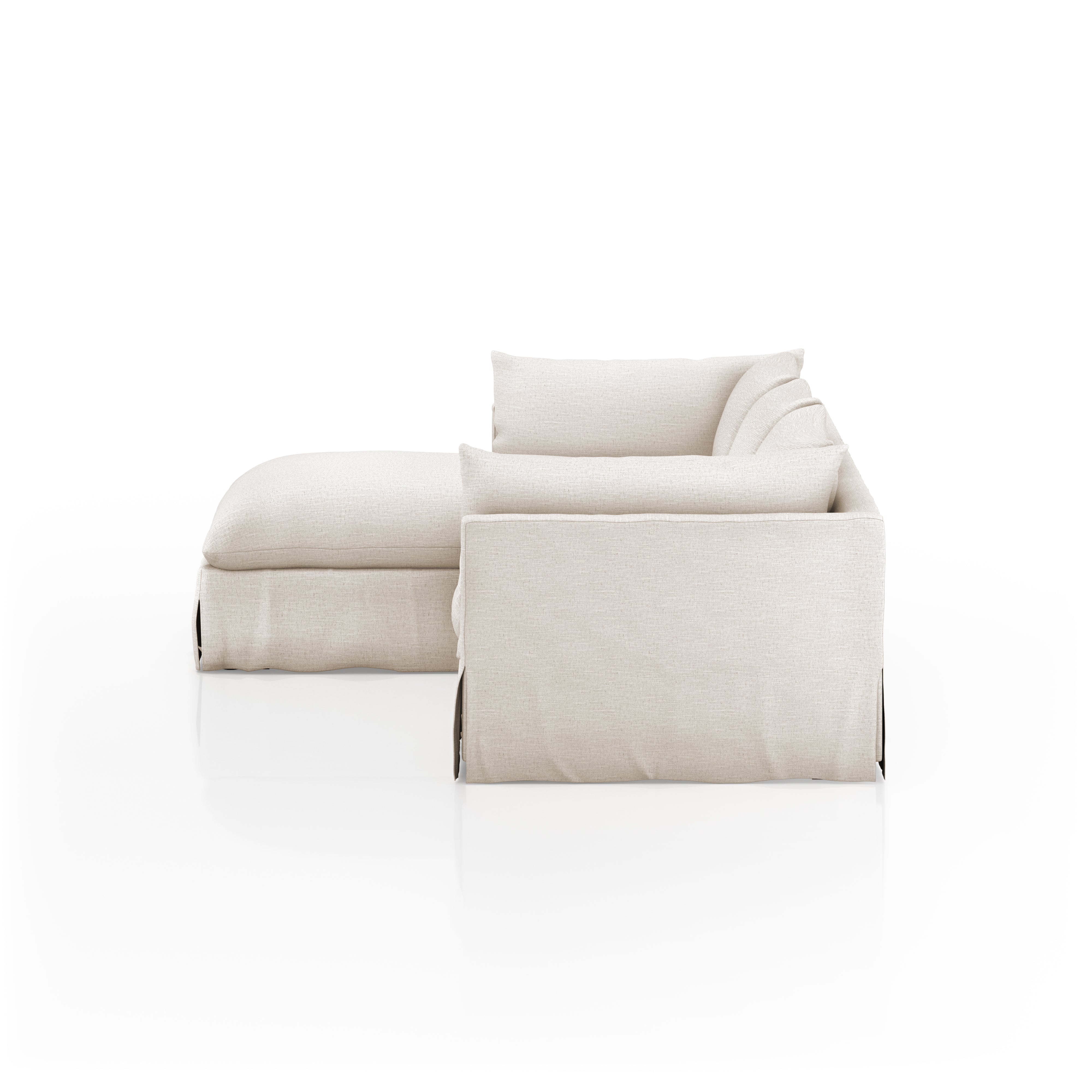 Hanna 2-pc Sectional - Valley Nimbus 2 - FURNITURE - sectional Four Hands