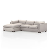 Walden 2 Piece Sectional - Moon 2 - FURNITURE - sectional Four Hands