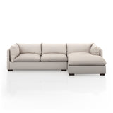 Walden 2 Piece Sectional - Moon 2 - FURNITURE - sectional Four Hands Right 112"