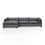Walden 2 Piece Sectional - Charcoal 2 - FURNITURE - sectional Four Hands Left 131"