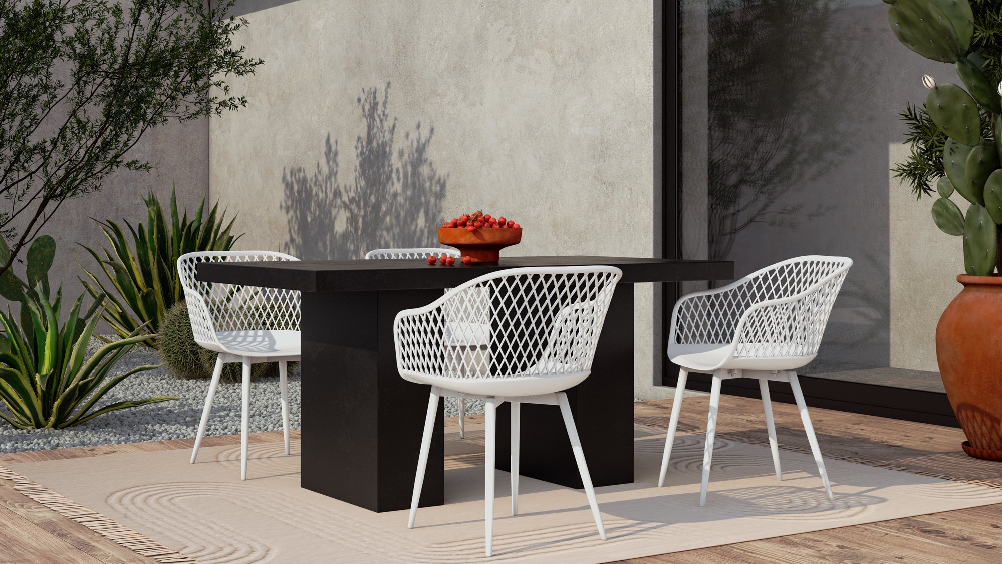 Aurelius Outdoor Dining Table - Black 20 - FURNITURE - outdoor Moe's Furniture