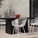 Aurelius Outdoor Dining Table - Black 20 - FURNITURE - outdoor Moe's Furniture