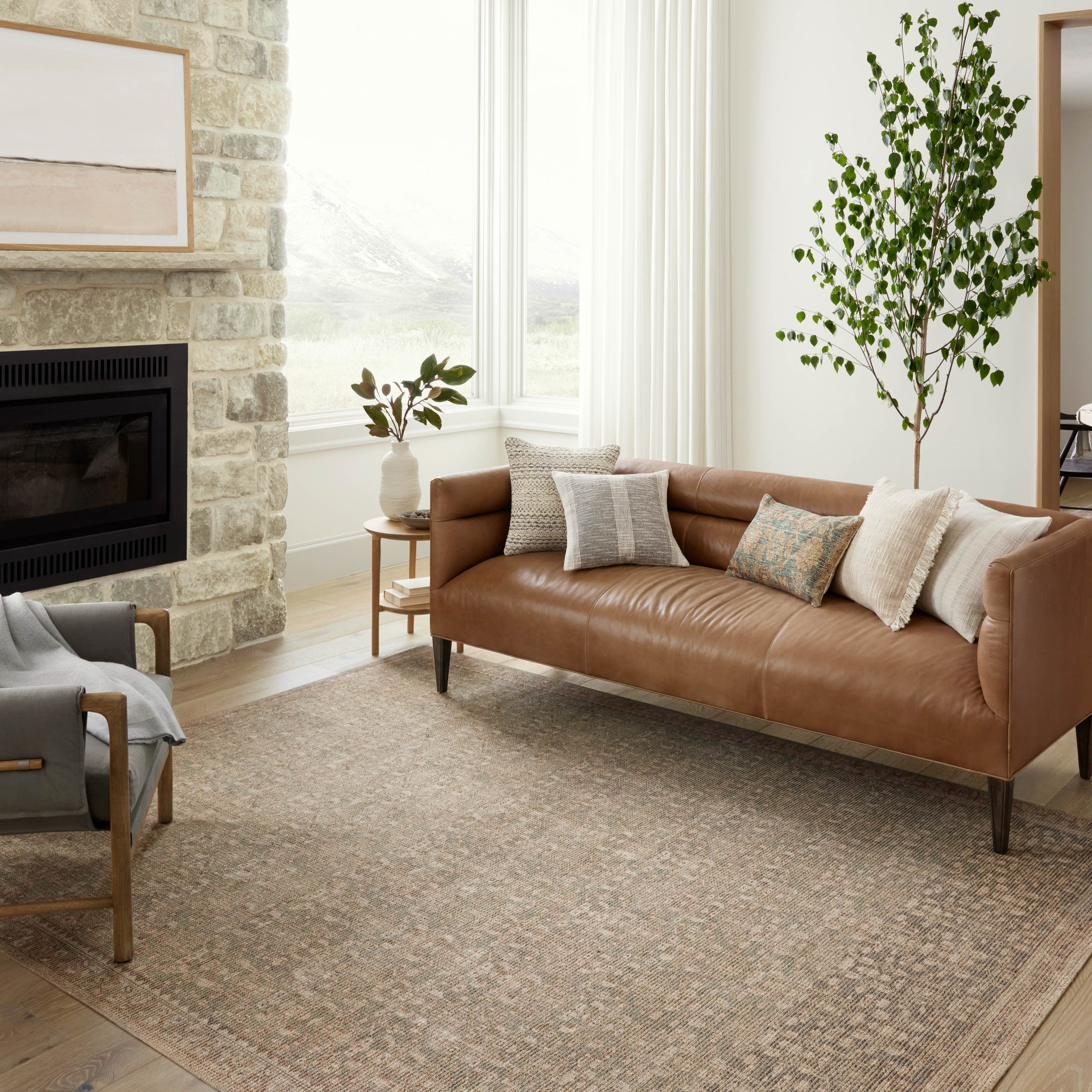 Angela Rose x Loloi Aubrey Sage/ Bark Rug 0-RUGS Loloi
