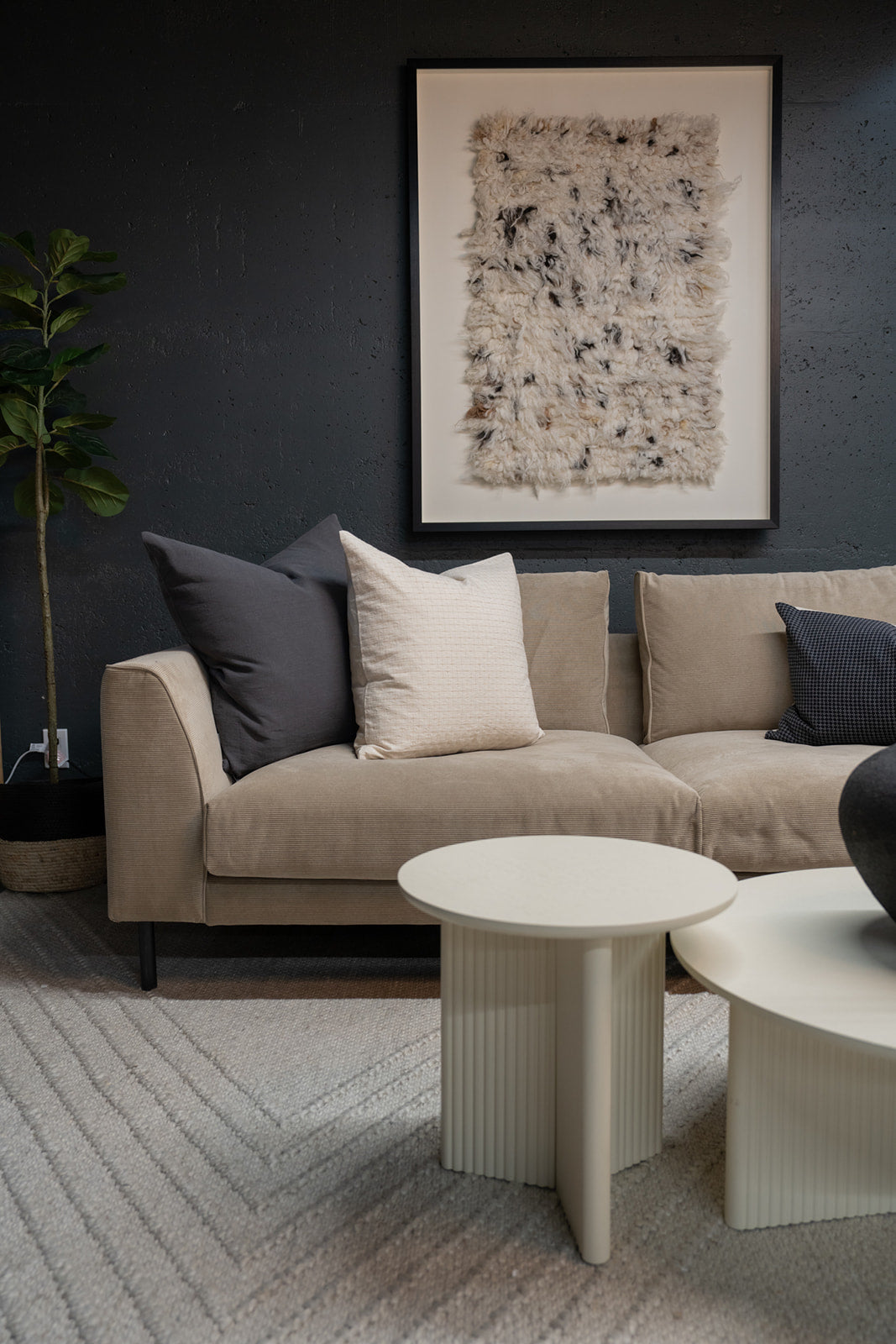 Gus* Modern Odeon End Table - Pearl 5 - a- FURNITURE - accent table - wood Gus