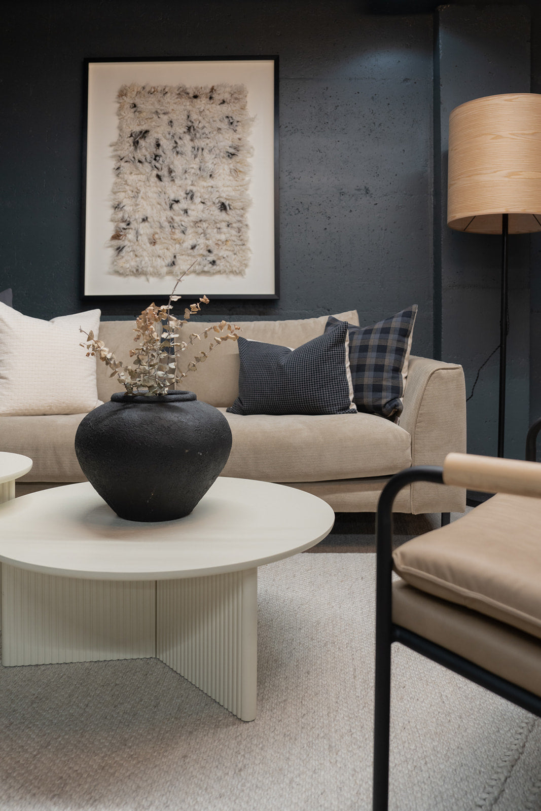 Gus* Modern Odeon Coffee Table - Pearl 4 - b - FURNITURE - coffee table - round Gus
