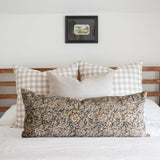 Aja Long Lumbar Pillow Cover 1 - PILLOWS - block print - neutral Rug & Weave Pillows