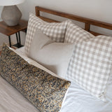 Aja Long Lumbar Pillow Cover 1 - PILLOWS - block print - neutral Rug & Weave Pillows
