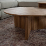 Gus* Modern Odeon Coffee Table - White Oak 4 - b - FURNITURE - coffee table - round Gus