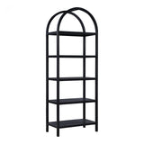 Row Bookcase 7 - FURNITURE - bookcase/cabinet Moe's Furniture Black