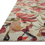 Loloi Belladonna Ivory / Raspberry Rug 0-RUGS-wool rugs Loloi