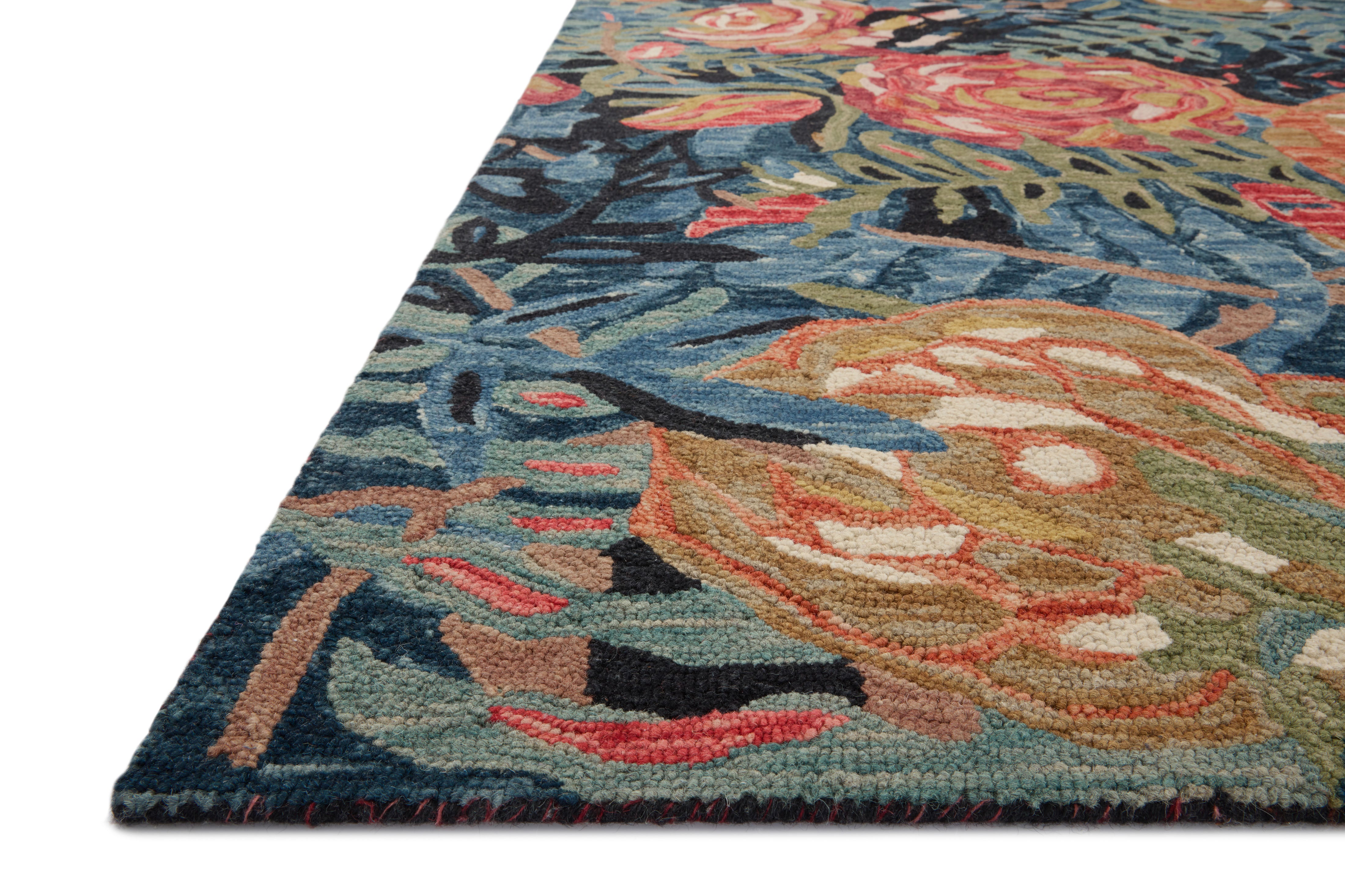 Loloi Belladonna Black / Fiesta Rug 0-RUGS-wool rugs Loloi