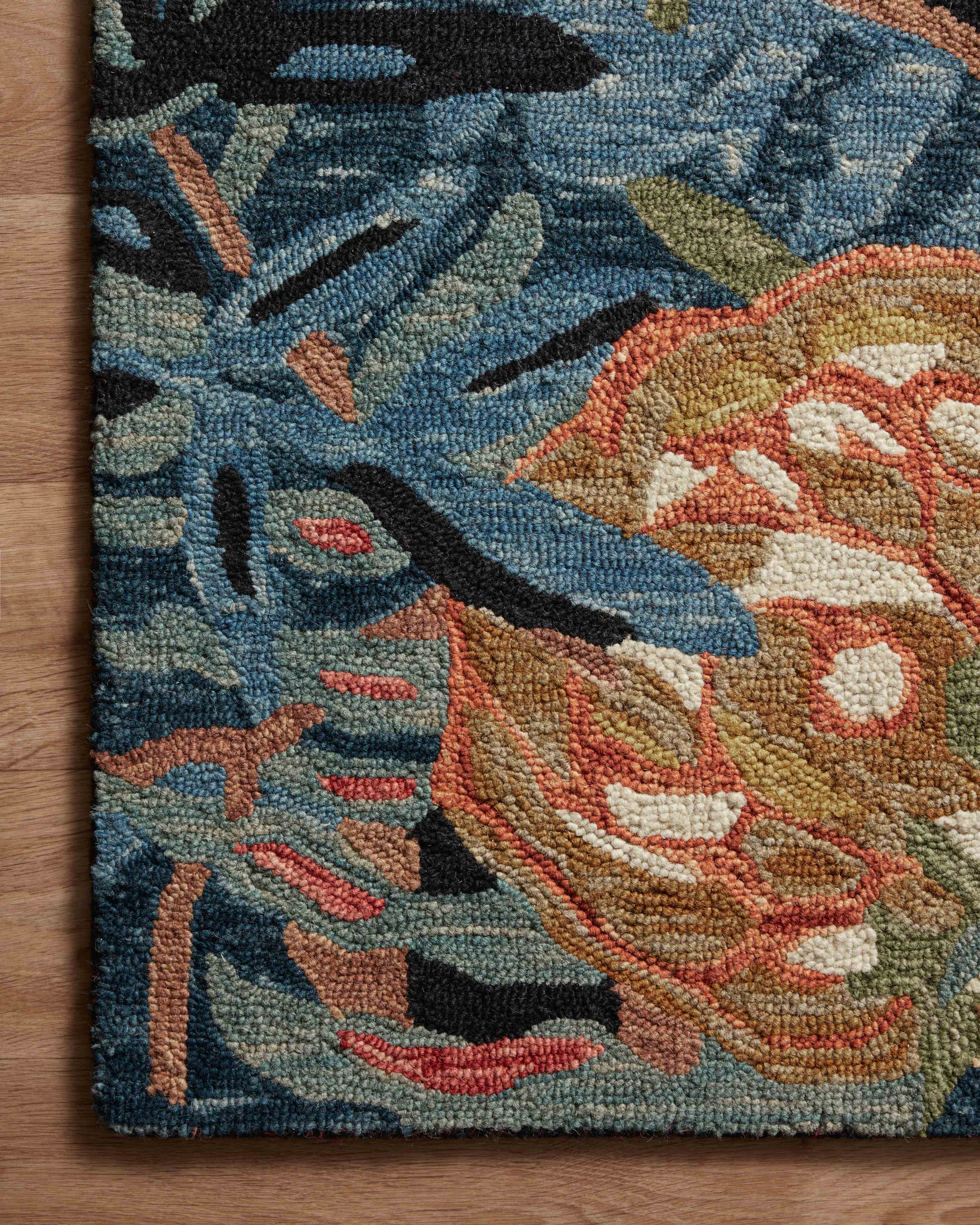 Loloi Belladonna Black / Fiesta Rug 0-RUGS-wool rugs Loloi