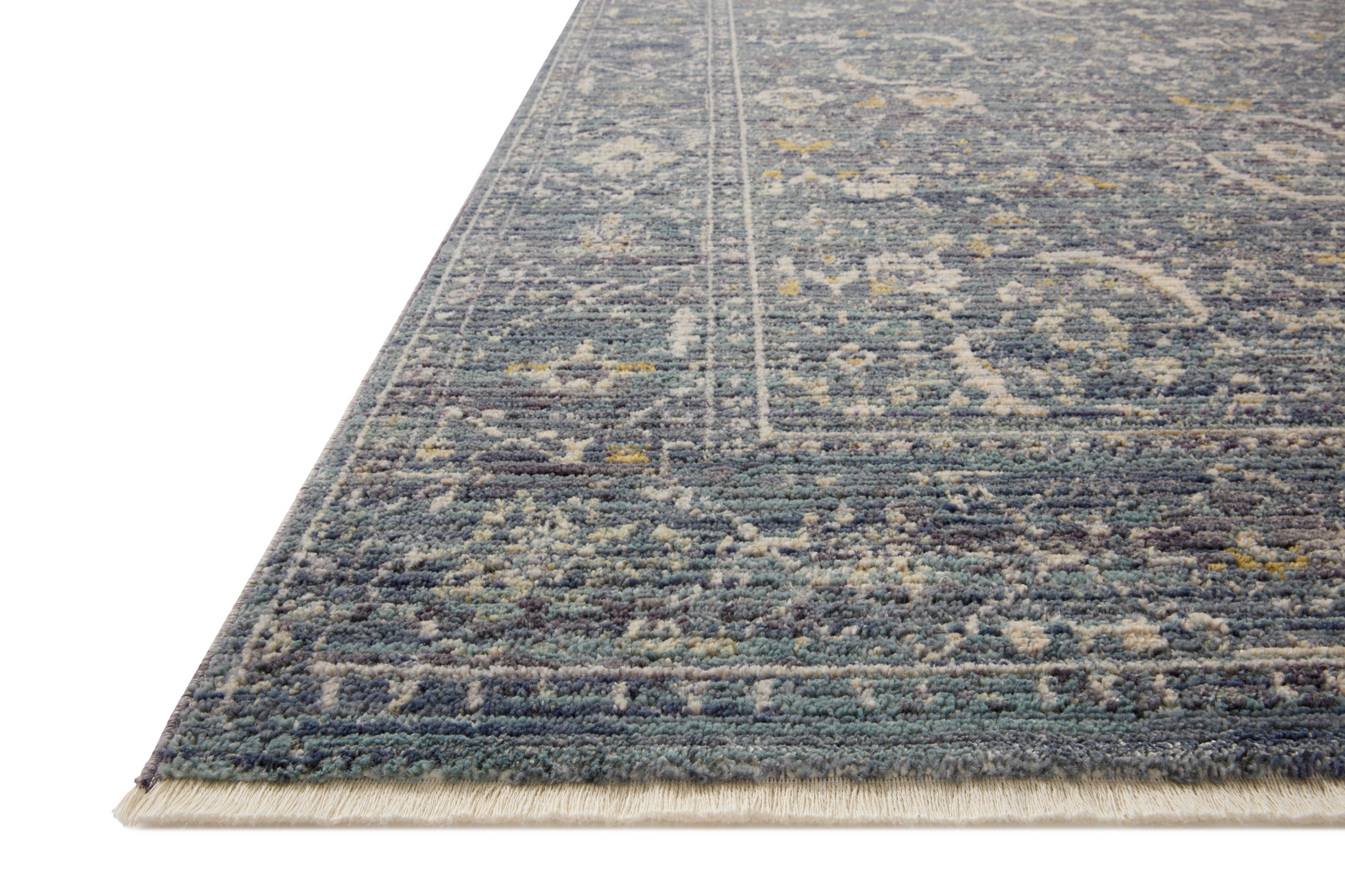 Jean Stoffer x Loloi Bradbury Ocean / Gold Rug 0-patterned rugs Loloi