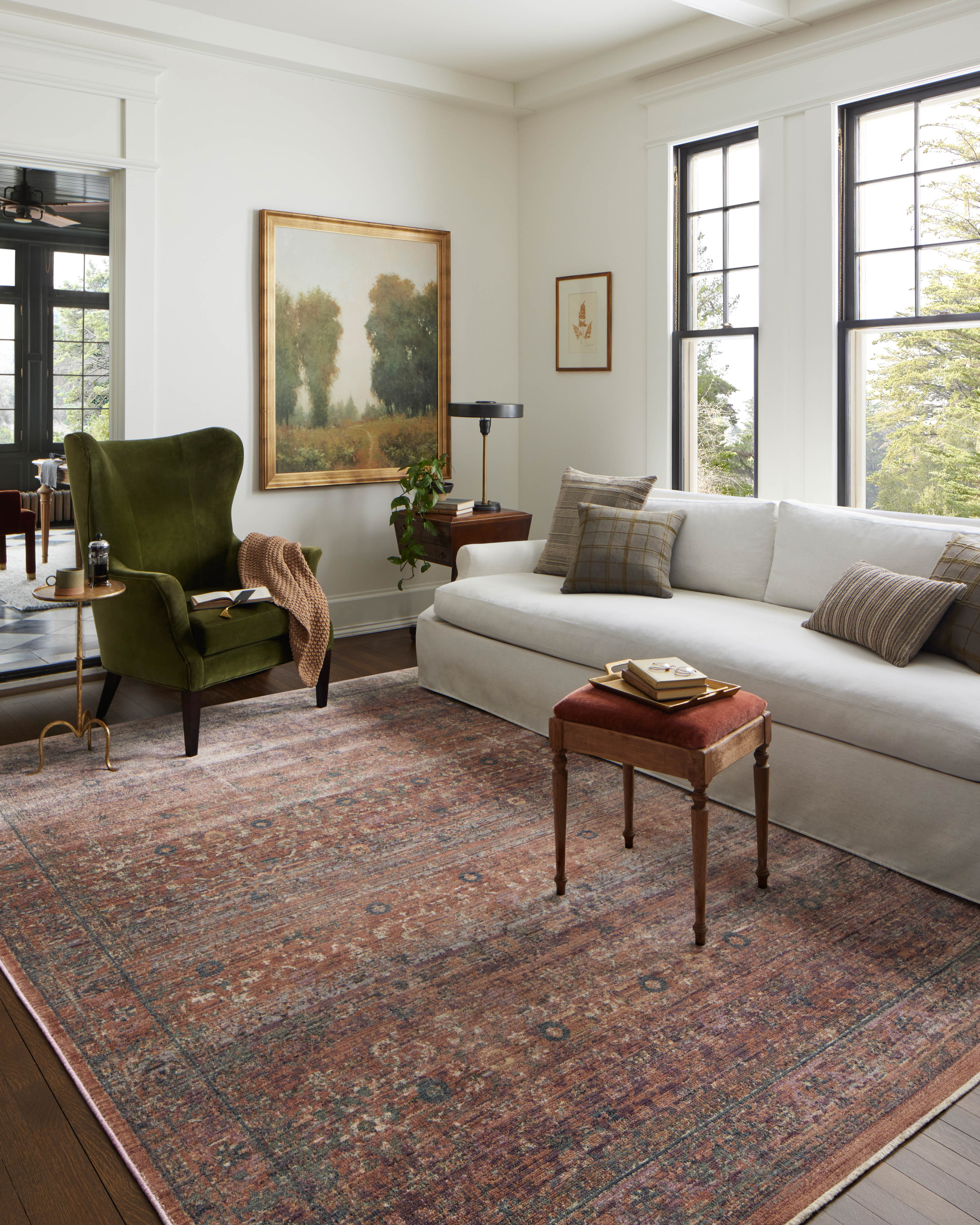 Jean Stoffer x Loloi Bradbury Sunset / Multi Rug 0-patterned rugs Loloi